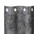 vidaXL Sametové závesy 2 ks Sivá 225 x 140 cm Zamat