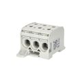 Svorka univerzálna RKA 95 1/6 L G, 232A, 1pól. (6 vstup), AL/CU, šedá, na DIN/na panel