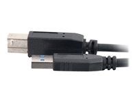 M/M - Kábel USB - USB typ A (M) do USB Type B (M) - USB 3.0 - 3 m - čierna