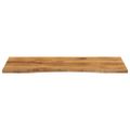 vidaXL Stolová doska so zakrivením 120x50x2,5 cm surový mangový masív