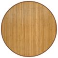vidaXL Okrúhly koberec prírodný 100 cm bambus
