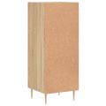 vidaXL Komoda dub sonoma 34,5x34x90 cm spracované drevo