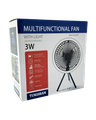 TG-001 Ventilátor 3W so svetlom a USB-C nabíjaním