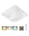 LED stropní svítidlo TR-610S - NERIS 60W 5700lm 53x53cm CCT + ovladač Trixline
