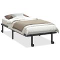 VidaXL Rám postele bez matraca Skladací Čierna 90x200 cm Oceľ