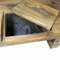 vidaXL Konferenčný stolík, zmes recyklovaného dreva 90x50x35 cm