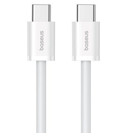 kábel Baseus Superior Series 2 USB-Typ C - USB-Typ C 30W 2m, biely