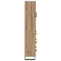 vidaXL Highboard 2 ks Remeselný dub 69,5 x 34 x 180 cm