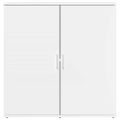 vidaXL Komody 2 ks biele 79x38x80 cm kompozitné drevo