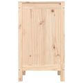 vidaXL Kôš na bielizeň 44x44x76 cm borovica z masívneho dreva