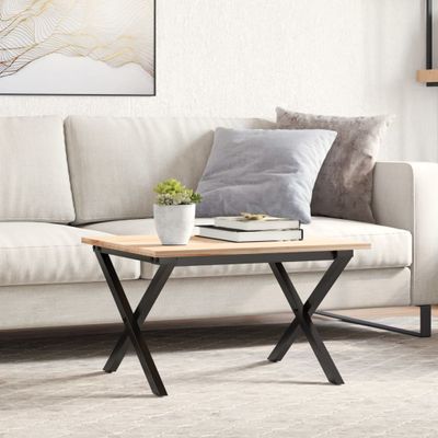 vidaXL Nohy konferenčného stolíka X-rám 50x40x38 cm oceľ