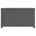 vidaXL Úložný box sivý 80x40x45,5 cm masívna borovica