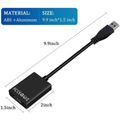 MEGATECH Prevodník USB-A/HDMI, FHD@60Hz Ovl