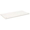 vidaXL Doska stolíka biela 100x50x2,5 cm masívne borovicové drevo