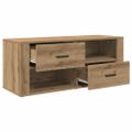vidaXL TV skrinka 100 x 35 x 40 cm Remeselný dub Kompozitné drevo