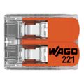 Svorka Wago 221-612, 2x0,5-6 mm2 páčková, bezšroubová