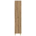vidaXL Sada skríň 2 ks 33 x 34,5 x 90 cm Kompozitné drevo Dub artisan