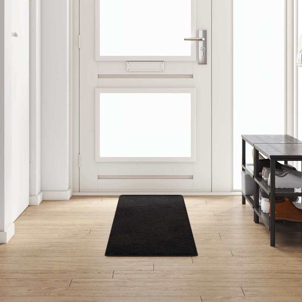 vidaXL Behúň koberec Čierna 50 x 250 cm 100% Polypropylén Tuft