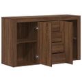 vidaXL Servírovacia skriňa Hnedý dub 120 x 36 x 69 cm Kompozitné drevo