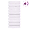 vidaXL Utierky na ruky FROGN 50 ks biele 50x100 cm 360 g/m²