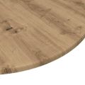 vidaXL Vrchná doska Ø 70 x 1,5 cm Okrúhly Kompozitné drevo Dub artisan
