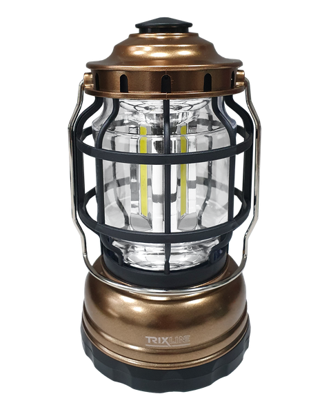 LED COB 3x3W outdoorová svietidlo na batérie TR-217R TRIXLINE zlatá