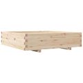 vidaXL Záhradný kvetináč 100x100x26,5 cm masívna borovica