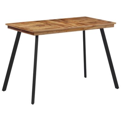 vidaXL Jedálenský stôl 120x62x76 cm tíkové masívne drevo