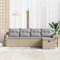 vidaXL Súprava záhradných pohoviek 5 ks 4-Počet miest