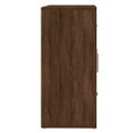 vidaXL Komoda hnedý dub 91x29,5x65 cm spracované drevo