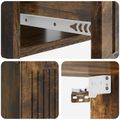 vidaXL Nočný stolík Dymový dub 49 x 34,5 x 20 cm Kompozitné drevo
