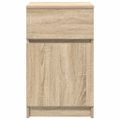 vidaXL Nočné stolíky 2 ks dub sonoma 39x35x65 cm kompozitné drevo