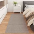 vidaXL Koberec do interiéru LUGO Krémová a taupe 150 x 80 cm Polyester