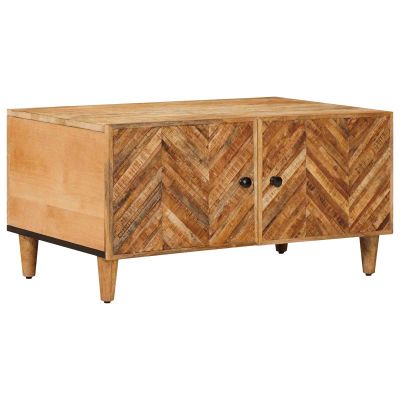 vidaXL Konferenčný stolík Hnedá 80 x 50 x 40 cm Masívne mango drevo