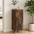 vidaXL Zásuvkový kabinet Dymový dub 33 x 34,5 x 90 cm Kompozitné drevo