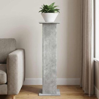 vidaXL Stojan na rastliny Betónovo sivá 30,5 x 30 x 100,5 cm