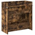 vidaXL Skriňa pod umývadlo do kúpeľne Dymový dub 78,5 x 37,5 x 81 cm