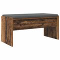 vidaXL Predsieňová lavica s vankúšom Staré drevo 83 x 38 x 40 cm