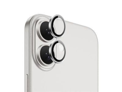 Ochranná fólia na objektív fotoaparátu pre iPhone 16/16 PLUS Silver