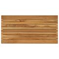 vidaXL Vrchná doska 80 x 40 x 3,5 cm Obdĺžnikový Husté teakové drevo