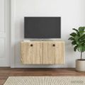 vidaXL Nástenná TV skrinka 59,5 x 31 x 30 cm Dub sonoma