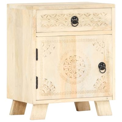 vidaXL Nočný stolík 40x30x50 cm masívne mangové drevo