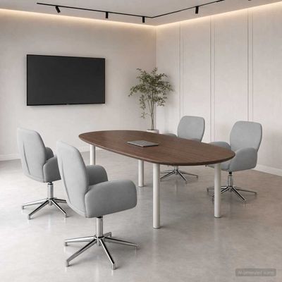 vidaXL Otáčacie stoličky k stolu 4 ks 54 x 58 x 90 cm Svetlosivá Látka