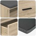 vidaXL Predsieňová lavica Sonoma dub 100 x 38 x 46 cm