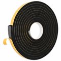 vidaXL Samolepiaca penová páska 4 ks Čierna 15mm x 5m CR Pena