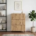 vidaXL Zásuvkový kabinet 66 x 34,5 x 92 cm Kompozitné drevo