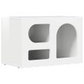 vidaXL TV skrinka ELST 60 x 35 x 40 cm Vysoký lesk bielej