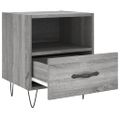 vidaXL Nočné stolíky 2 ks sivé sonoma 40x35x47,5 cm kompozitné drevo