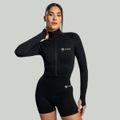 Dámsky top Cropped Seamless Black - STRIX, veľkosť L