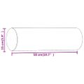 vidaXL Dekoratívne vankúše 2 ks tmavozelené Ø15x50 cm zamat